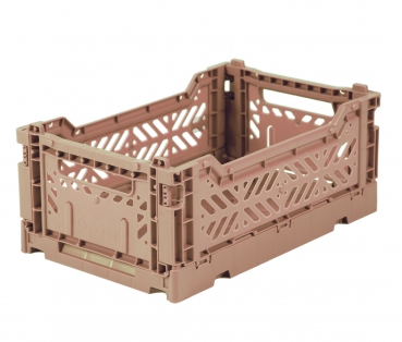 Faltbarer Korb mini taupe