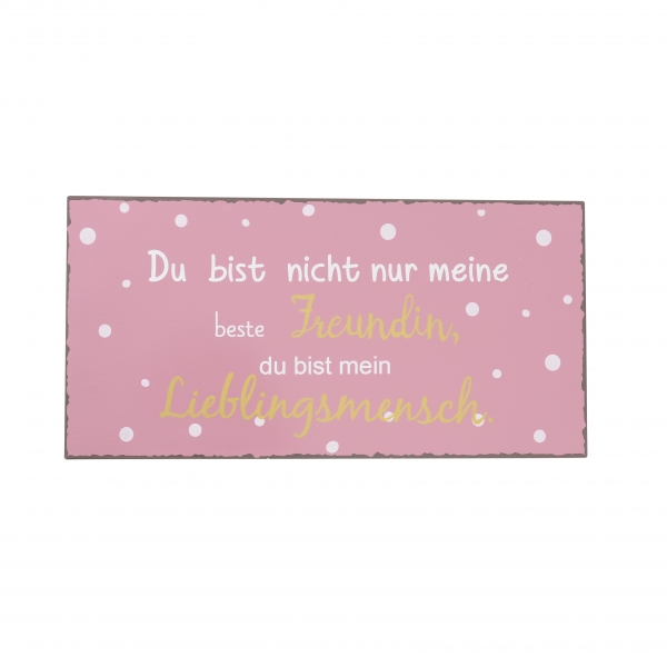 Schild Freundin