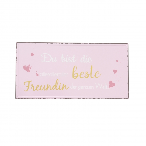 Schild Freundin