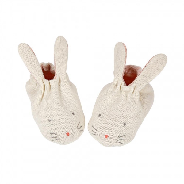 Baby-Schuhe Bunny peach