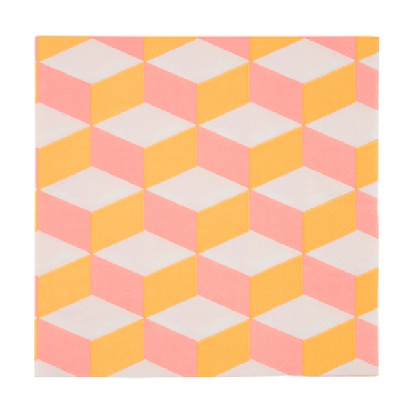 Papierservietten geometrisch