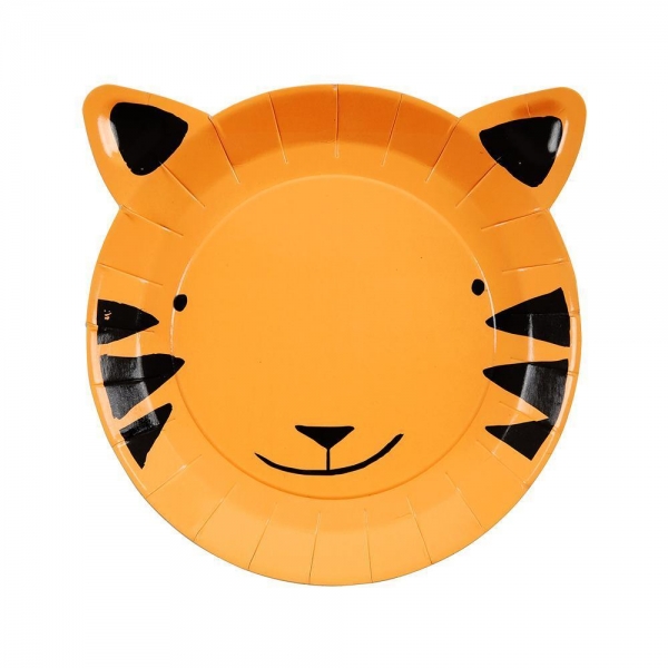Pappteller Tiger
