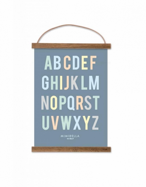 Poster ABC anthrazit
