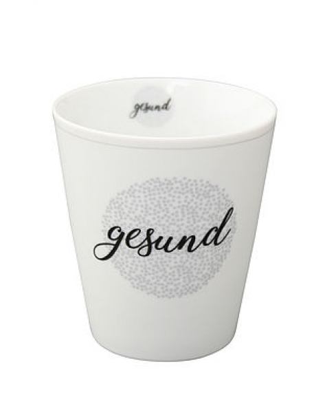 Tasse aus Porzellan Gesund