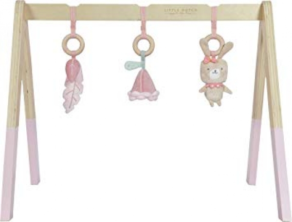 Holz-Babygym hellrosa