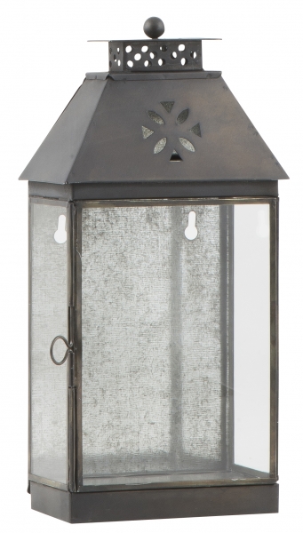Laterne mit Blumenmuster 21.5 cm