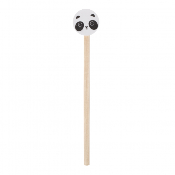 Bleistift mit Panda-Radiergummi