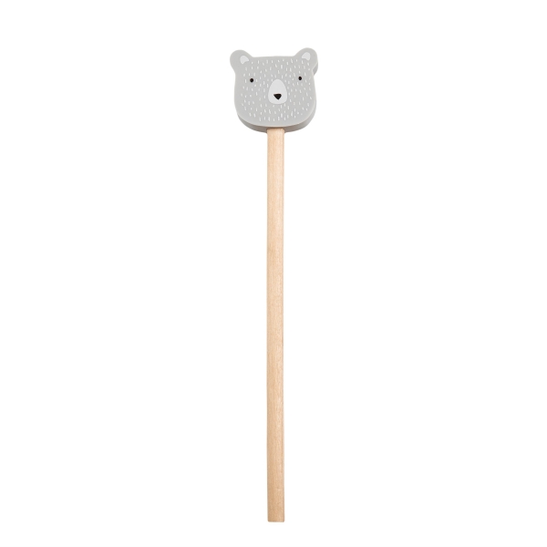 Bleistift mit Bär-Radiergummi