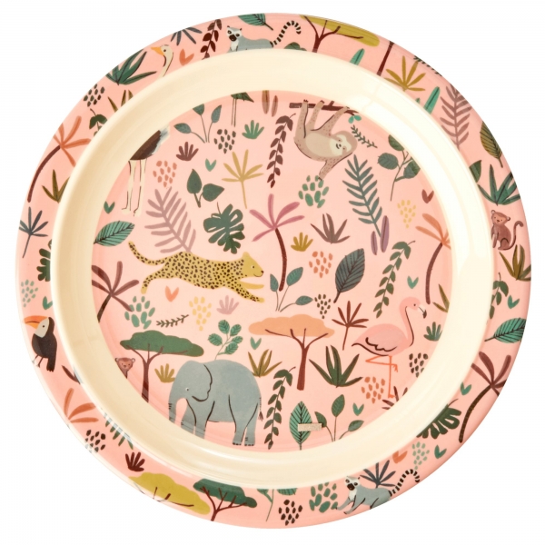 Rice Kinderteller Urwald rosa