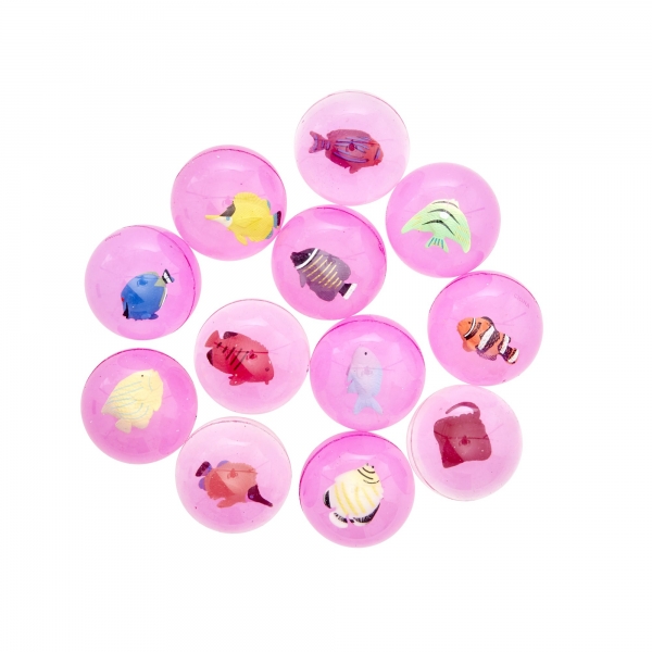Spielbällchen mit Fisch & Glitzern