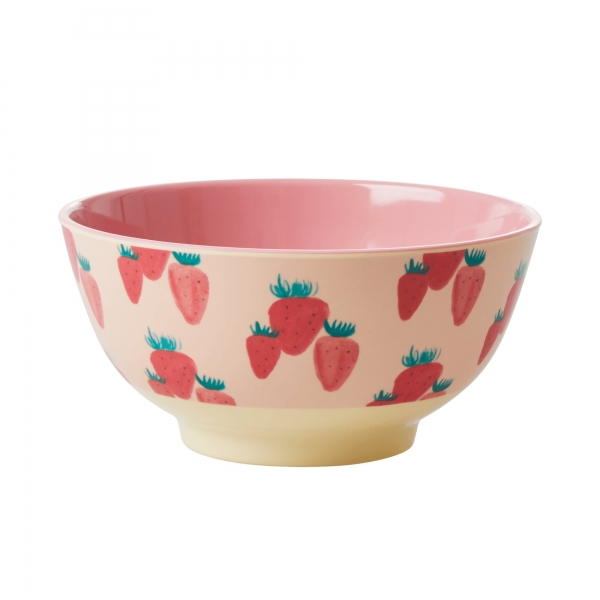 Rice Schale mit Erdbeeren