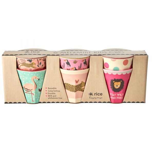 Rice Becher 6er Set Ocean Life blau