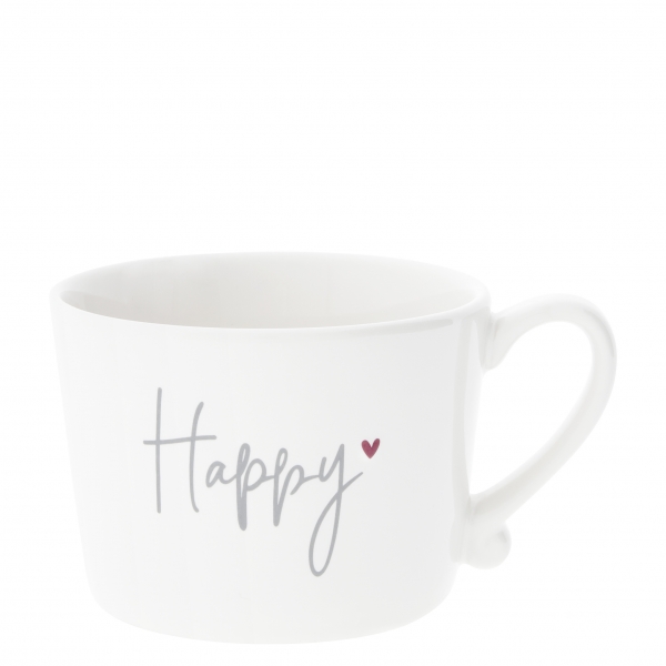 Tasse “Happy” mit Henkel