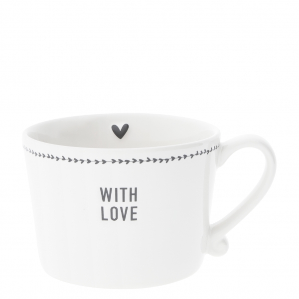 Tasse “with Love” mit Henkel
