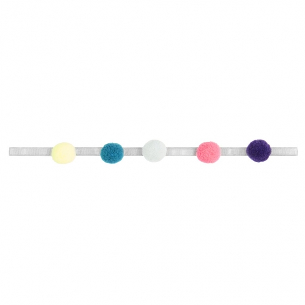 Haarband mit Pompoms