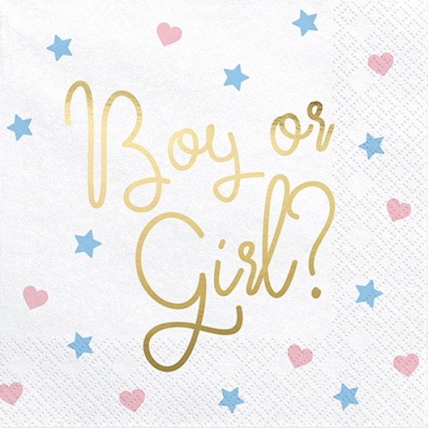 Papierservietten Boy or Girl