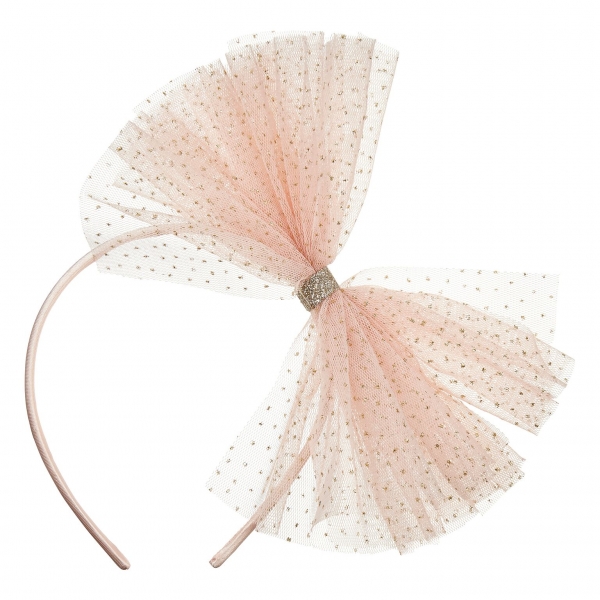 Haarreif mit Schleife aus Tulle