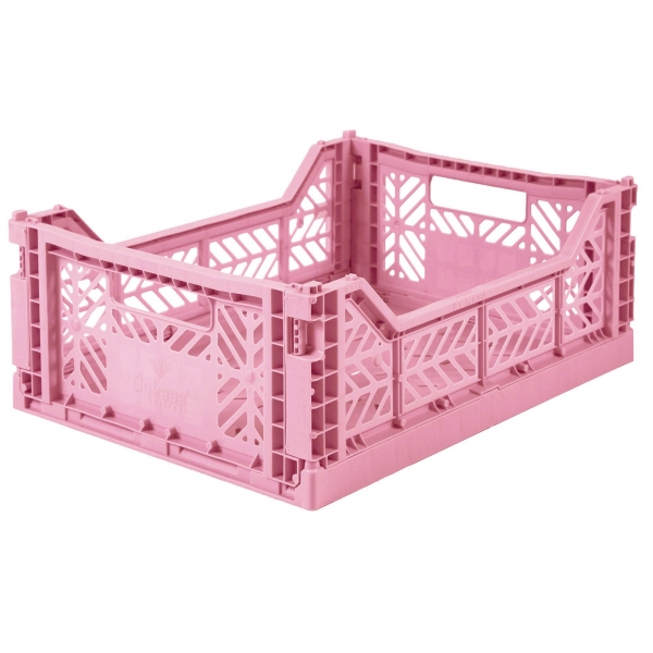 Faltbarer Korb midi pink
