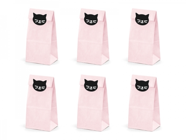 Papiertüten Katze 6er Set