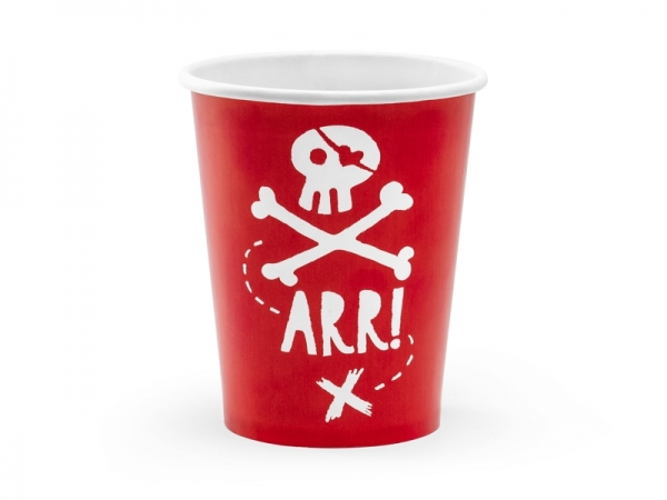Pappbecher Pirates 6er Set