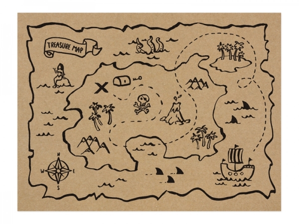 Tischsets Pirates 30er Set