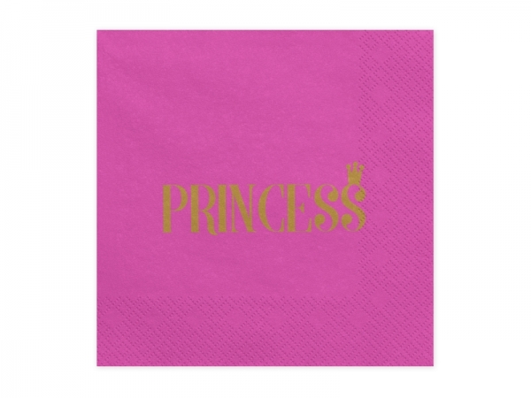 Papierservietten Princess pink