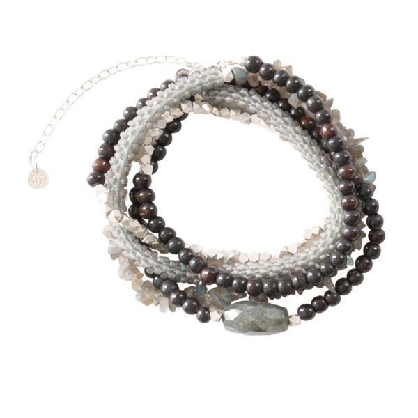 Armband Silber & Labradorit