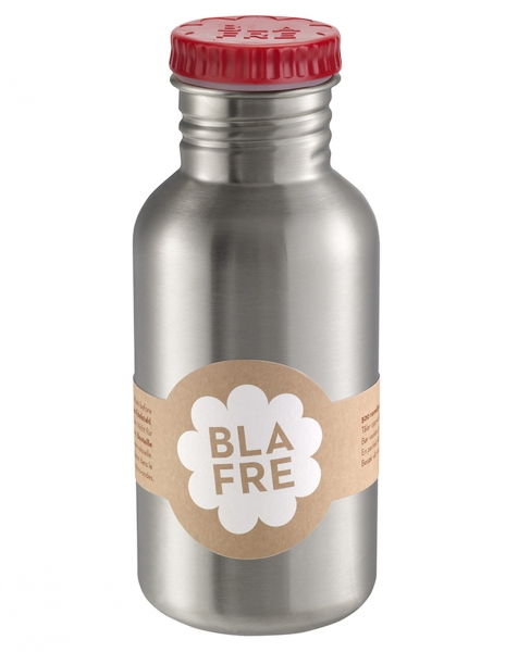 BLAFRE Edelstahlflasche pastellgelb Deckel