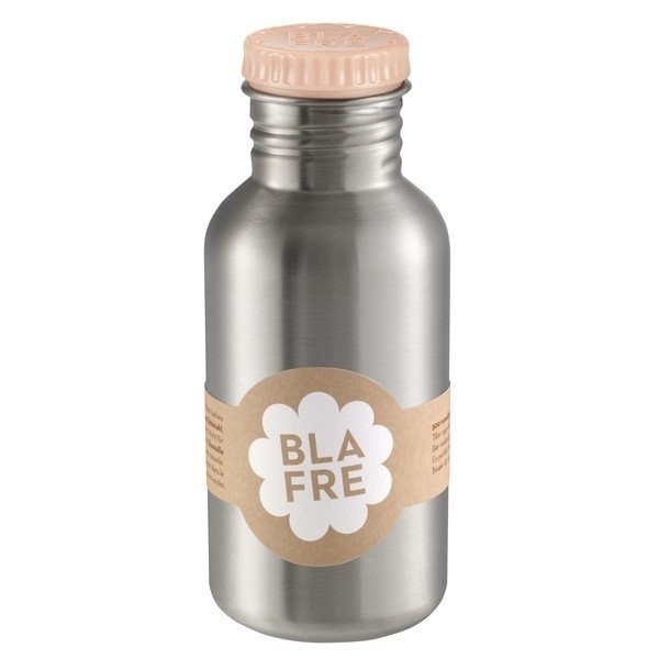 BLAFRE Edelstahlflasche mit peach Deckel