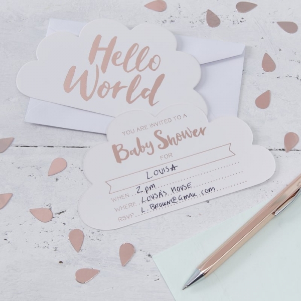 Einladungskarten Hello World