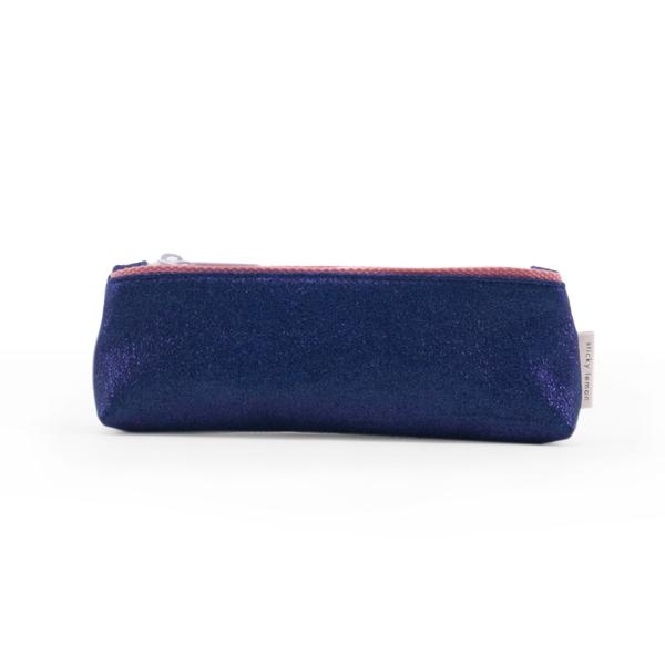 Etui mit Glitzern dunkelblau