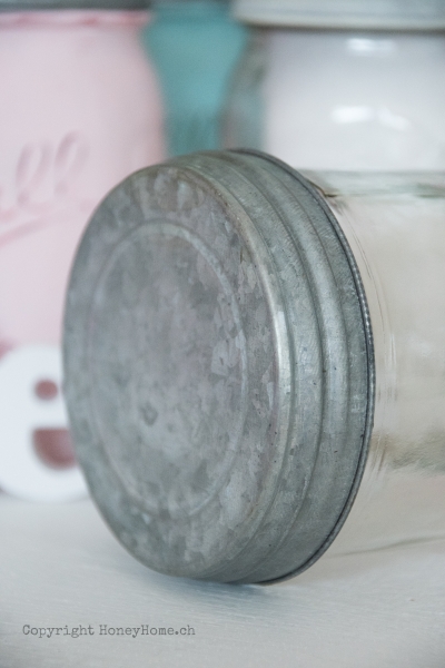Deckel für Mason Jar Antik-Zinn