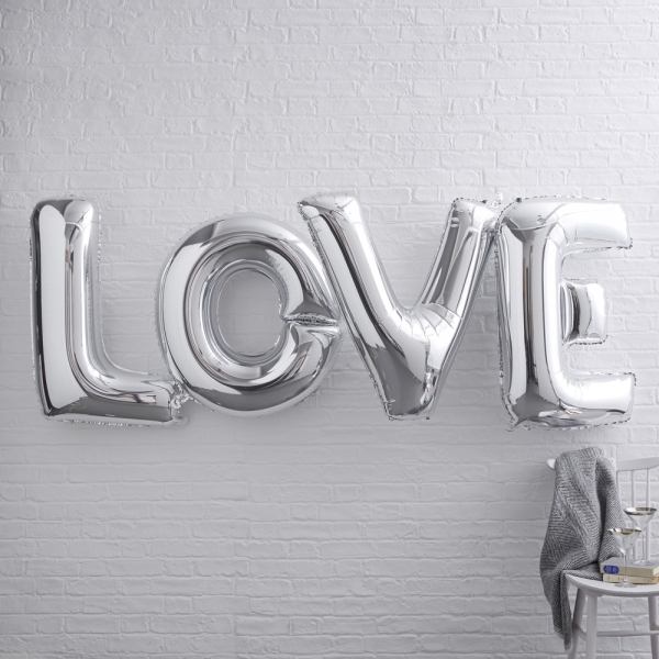 Folienballon Love