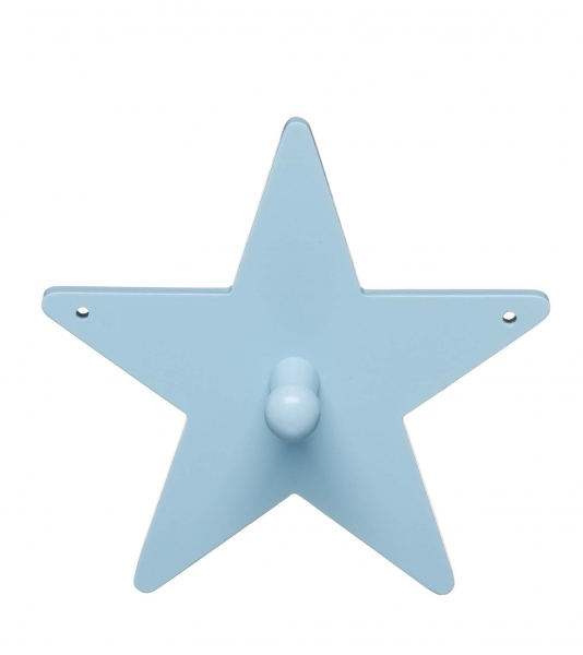 Haken Stern, hellblau