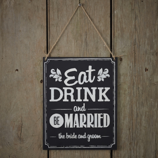 Holz-Schild