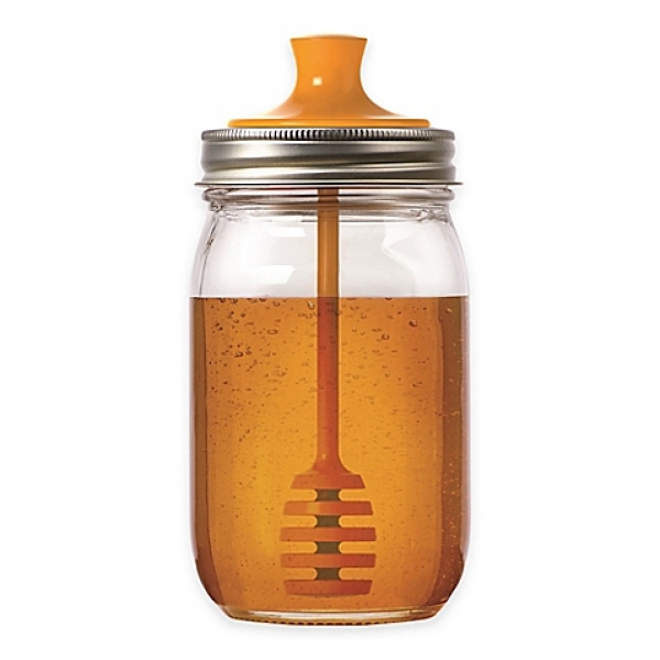 Honiglöffel-Set für Mason Jar