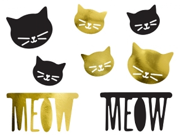 Papierdeko Katzen