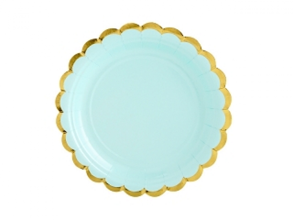 Pappteller mint 6er Set
