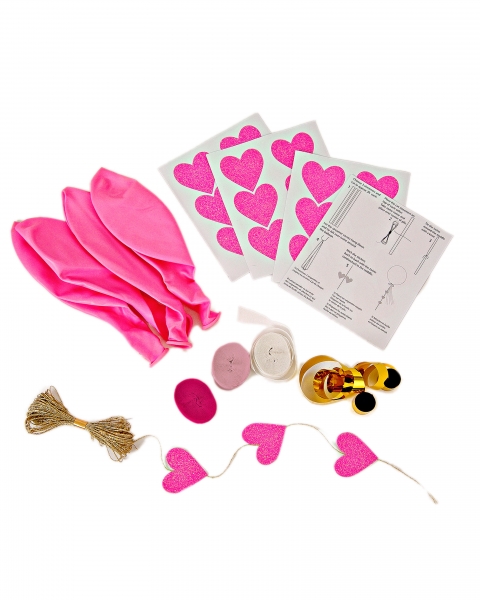 Luftballons pink 8er Set