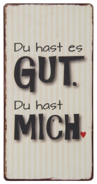 Magnetschild, diverse Sprüche