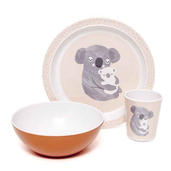 Teller und Becher