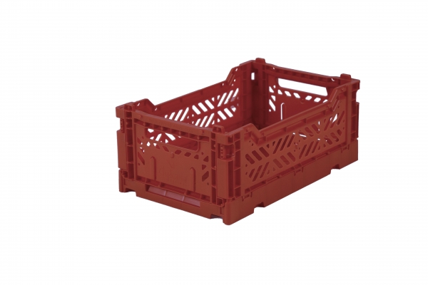 Faltbarer Korb mini tile red