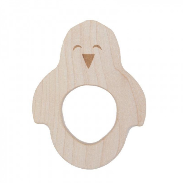 Holzbeissring Pinguin