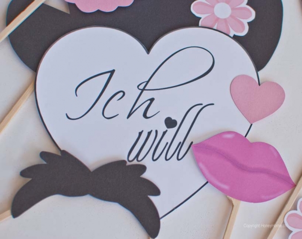 Photo Booth Set Romantik