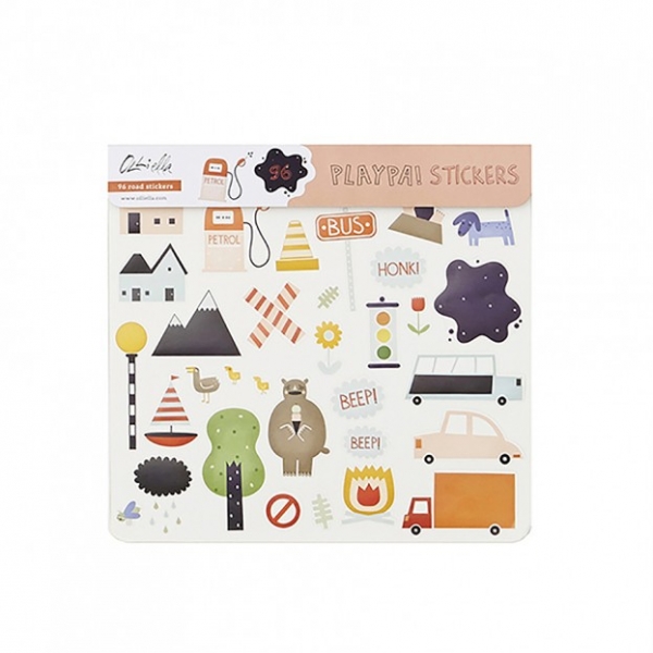 Olli Ella Playpa Stickers Strasse