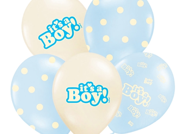 Luftballons It's a boy 5er Set