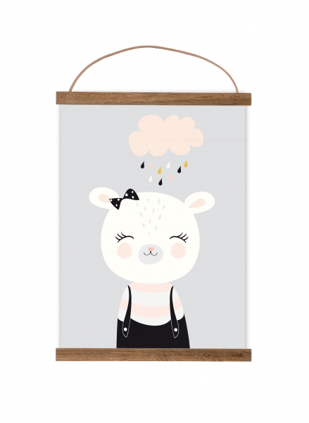 Poster mit Bär