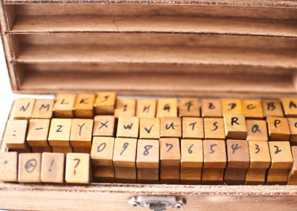 Stempel Alphabet, div. Modelle