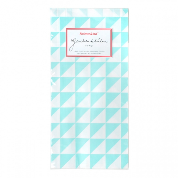 Tüten Chevron mint 6er Set