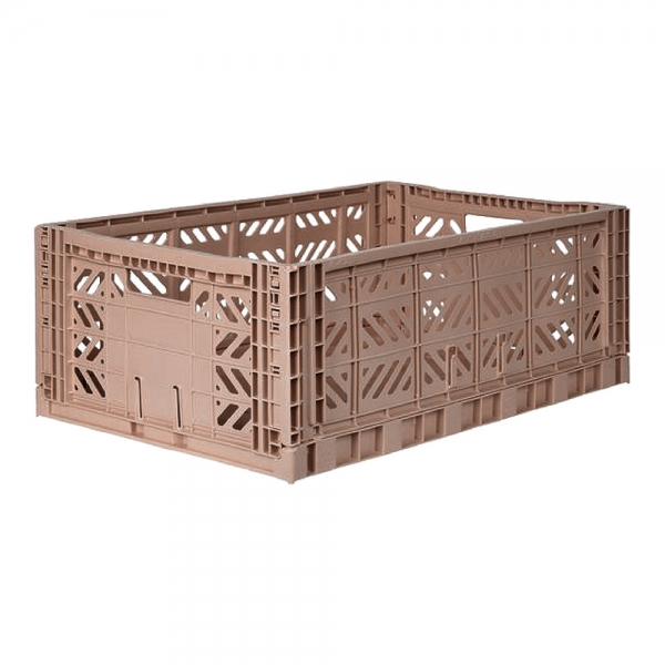 Faltbarer Korb maxi taupe